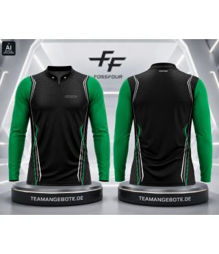 Shirt langarm Railings Green