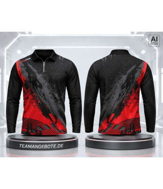 Shirt langarm Retina Red Shirt langarm Retina Red