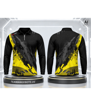 Shirt langarm Retina Yellow
