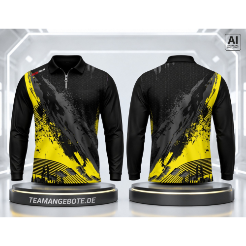 Shirt langarm Retina Yellow Shirt langarm Retina Yellow