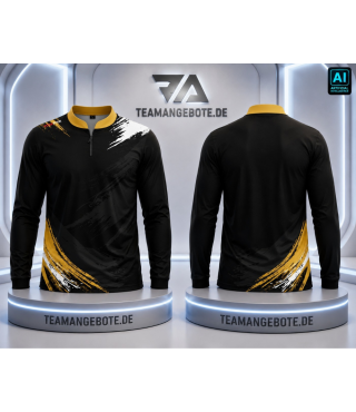 Shirt langarm Wien Black/Gold