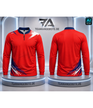 Shirt langarm Wien Red
