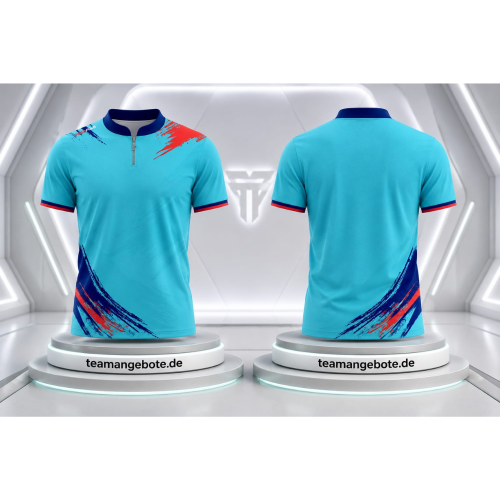 Billard/Dart Poloshirt Wien Sky Billard/Dart Poloshirt Wien Sky