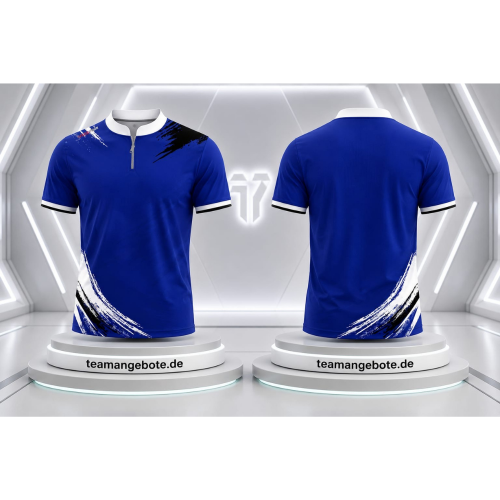 Billard/Dart Poloshirt Wien Royal Blau Billard/Dart Poloshirt Wien Royal Blau