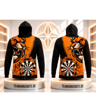 Dart Hoodiejacke Lion Africa Orange