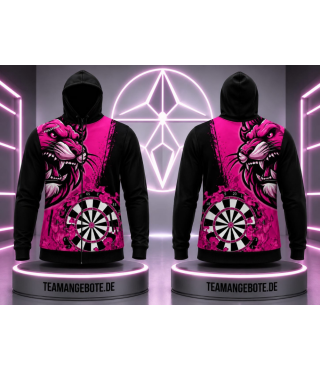 Dart Hoodiejacke Lion Africa Pink
