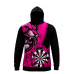 Dart Hoodiejacke Lion Africa Pink