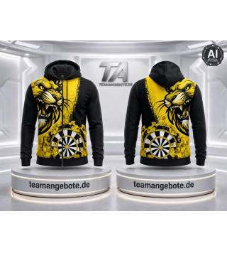 Dart Hoodiejacke Lion Africa Yellow