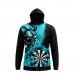 Dart Hoodiejacke Lion Africa Turquise