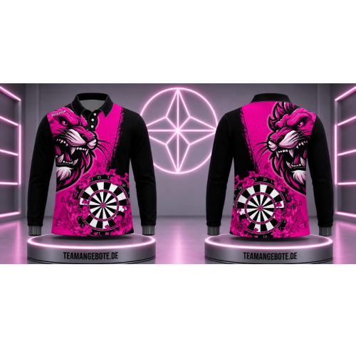 Longsleeve Shirt Lion Africa Pink