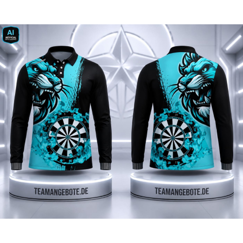 Longsleeve Shirt Lion Africa Turquise Longsleeve Shirt Lion Africa Turquise