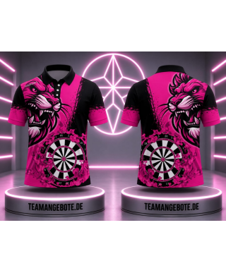 Poloshirt Lion Africa Pink