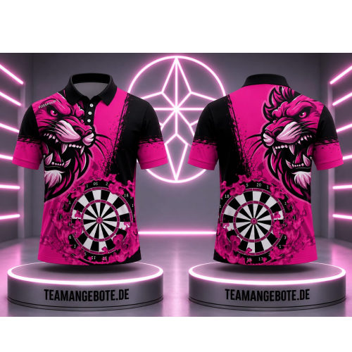 Poloshirt Lion Africa Pink