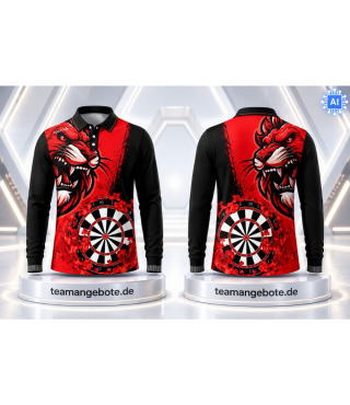 Longsleeve Shirt Lion Africa Red