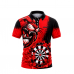 Poloshirt Lion Africa Red