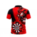 Poloshirt Lion Africa Red