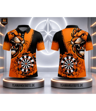 Poloshirt Lion Africa Orange