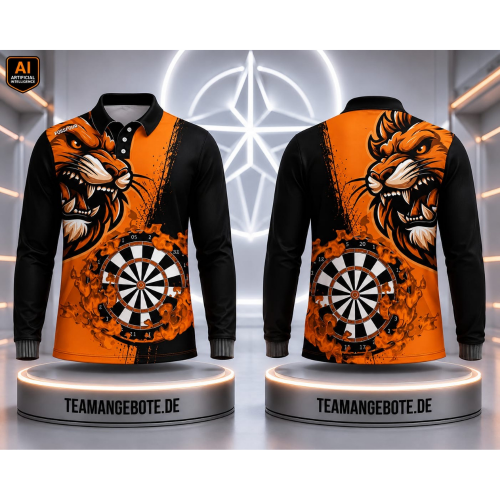 Longsleeve Shirt Lion Africa Orange