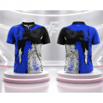 Billard/Dart Poloshirt B262 Blue