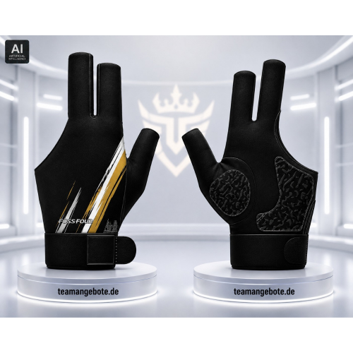BILLARDHANDSCHUH 333 Black/Gold