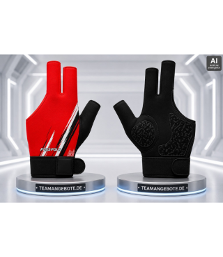 BILLARDHANDSCHUH 333 Black/Red BILLARDHANDSCHUH 333 Black/Red