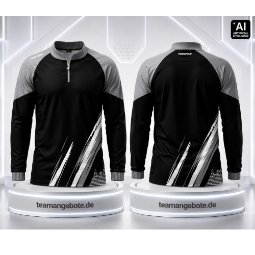 Shirt langarm 333 Black/Grey