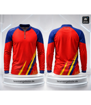 Shirt langarm 333 Red/Royal