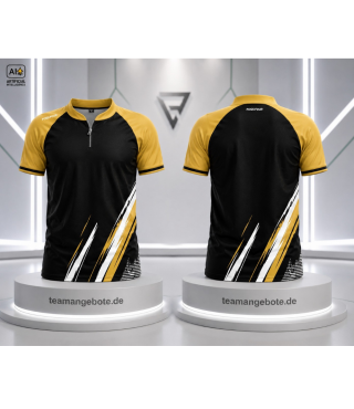 Poloshirt 333 Black/Gold
