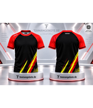 WARM UP SHIRT 333 Black/Red WARM UP SHIRT 333 Black/Red