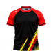 WARM UP SHIRT 333 Black/Red
