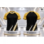 WARM UP SHIRT 333 Black/Gold WARM UP SHIRT 333 Black/Gold