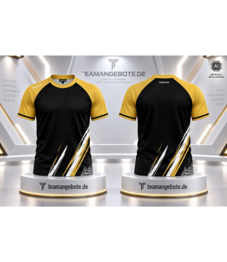 WARM UP SHIRT 333 Black/Gold WARM UP SHIRT 333 Black/Gold