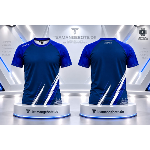 WARM UP SHIRT 333 Blue WARM UP SHIRT 333 Blue