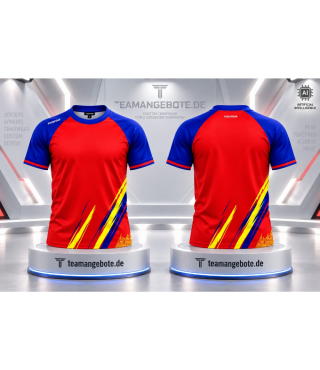 WARM UP SHIRT 333 Red/Royal WARM UP SHIRT 333 Red/Royal