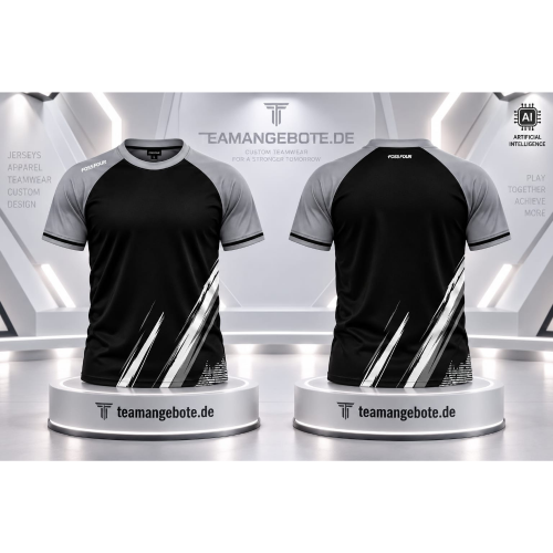 WARM UP SHIRT 333 Black/Grey WARM UP SHIRT 333 Black/Grey
