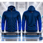 FossFour Billard Hoodiejacke 444 Blue FossFour Billard Hoodiejacke 444 Blue