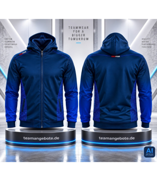 FossFour Billard Hoodiejacke 444 Blue FossFour Billard Hoodiejacke 444 Blue