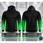 FossFour Billard Hoodiejacke 444 Green FossFour Billard Hoodiejacke 444 Green