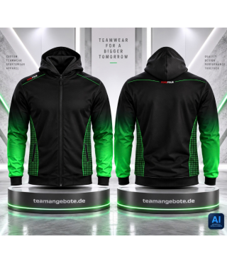 FossFour Billard Hoodiejacke 444 Green FossFour Billard Hoodiejacke 444 Green