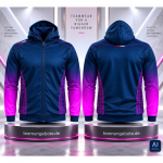 FossFour Billard Hoodiejacke 444 Navy/Pink FossFour Billard Hoodiejacke 444 Navy/Pink