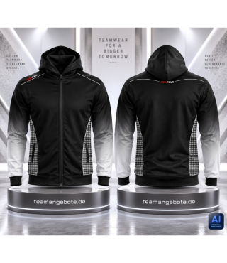 FossFour Billard Hoodiejacke 444 Silver