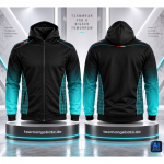 FossFour Billard Hoodiejacke 444 Turquoise FossFour Billard Hoodiejacke 444 Turquoise
