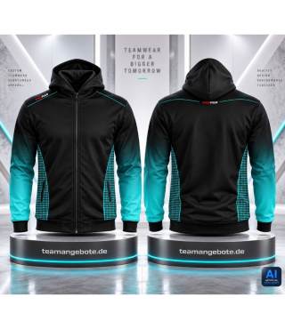 FossFour Billard Hoodiejacke 444 Turquoise