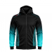 FossFour Billard Hoodiejacke 444 Turquoise