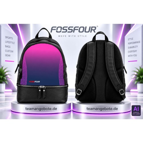 Rucksack FossFour 444 Navy/Pink