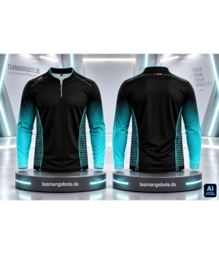 Shirt langarm 444 Turquoise