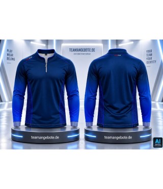 Shirt langarm 444 Blue