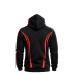 FossFour Hoodiejacke 666 Red