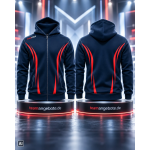 FossFour Hoodiejacke 666 Royal/Red