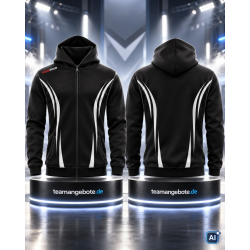 FossFour Hoodiejacke 666 Silver